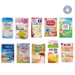 Các thương hiệu uy tín để cho trẻ ăn bột ăn dặm đúng cách