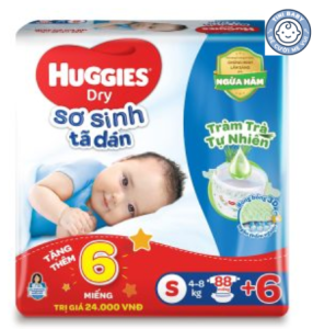 tã bỉm huggies cho bé 6 tháng tuổi