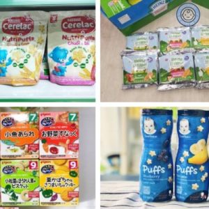 các loại bánh ăn dặm em bé