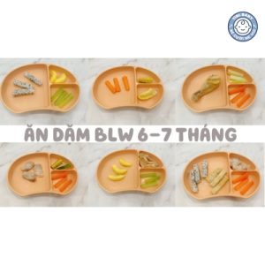Thực đơn ăn dặm BLW cho bé 6 tháng